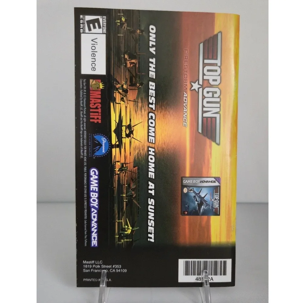 Top Gun: Combat Zones By Mastiff - Nintendo GameCube - CIB W/ Manual - Tested